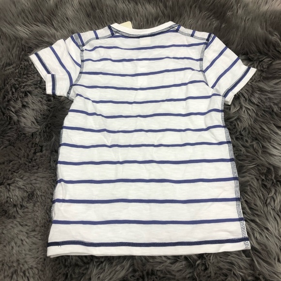 BOB | Boys ‘Fintastic’ Shirt | Blue & White | Size 7 - Picture 2 of 2